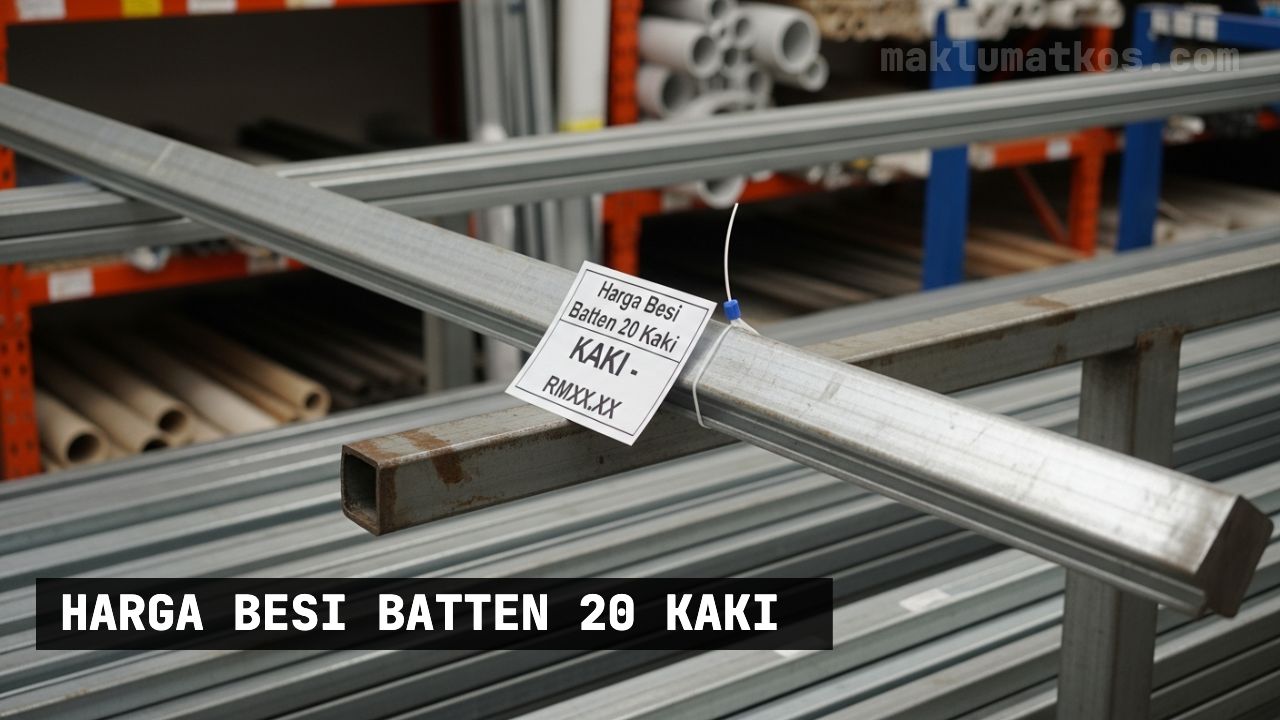 harga besi batten 20 kaki